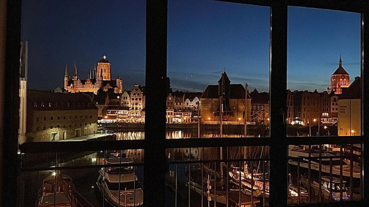 Apartamenty Centrum Nad Motlawa Z Widokiem Na Patio Z Balkonem Danzica Esterno foto